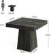 Dining Table, Square Farmhouse Kitchen Table Dinner Table_maomaolike.com