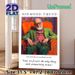 Sigmund Freud Humorous Quote Painting Poster, Vibrant Colorful Portrait Poster, Witty Connectivity-themed Decor, Suitable For Home Office, Therapy_maomaolike.com