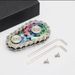 Finger Tip Flywheel Chain Gear Mechanical Gyroscope Adult Child Stress Relief Toy EDC Black Technology_maomaolike.com
