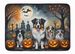 Australian Shepherd Spooky Halloween Memory Foam Kitchen Mat Machine Washable Anti-Fatigue Mat Cushion Comfort Bath Mat Or Kitchen Rug_maomaolike.com