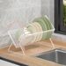 Minimalist Style Kitchen Storage Floor-standing Dish Household Water-draining Bowl Plate Draining Rack_maomaolike.com