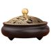 Brass Mandarin Duck Playing In Water Dragon And Phoenix Three-Legged Indoor Antique Tea Ceremony Sandalwood Incense Burner Metal C_maomaolike.com
