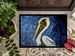 Fierce Pelican Doormat Front Door Mat Indoor Outdoor Rugs For Entryway, Non Slip Washable Low Pile, 24H X 36W_maomaolike.com