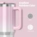 WATERSY 30oz/40oz Stainless Steel Thermal Cup Large Capacity Tumbler With Handle & Straw Insulated Mug Travel For Coffee_maomaolike.com