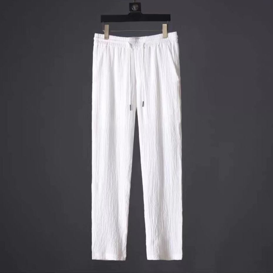 Men's Casual Suit Thin High-End Sports Suit Men's Fashion Short-Sleeved Trousers _maomaolike.com