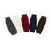 Unisex Knitted half-finger gloves women's short fingerless cuff pair warm double diamond check gloves_maomaolike.com