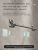 Bathroom No-Drill Slipper Toilet Storage Wall-Mounted Drainage Rack Shoe Organizer Magic Tool_maomaolike.com
