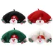 Hot Sale Girls Woman Christmas Theme Berets Artist Painter Adult Adjustable French Woolen Hat for Camping Shopping_maomaolike.com