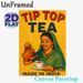Tip Top Tea Vintage Advertising Painting Poster, Warm-toned Retro Style Poster, Featuring An Indian Lady Pouring Tea, Adds Nostalgic Charm, Ideal For_maomaolike.com