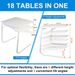 Foldable Tray Table Portable Sofa TV Tray 6 Heights 3 Angles Laptop Desk Adjustable Eating Dinner Coffee For Bed Dorm Home_maomaolike.com