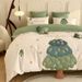 Class A Duvet Cover Forest Green Pure Four-Piece Set 100% Long-Staple Cotton Bed Sheet Fresh Bedding_maomaolike.com