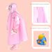 Children's Kindergarten Baby Children Primary School Boys And Girls Raincoat With Schoolbag Double Brim Zipper Poncho_maomaolike.com