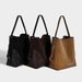 Niche Design Relaxed Suede Feel Bucket 2026 New Autumn Winter Shoulder High-end Commuter Crossbody Bag_maomaolike.com