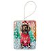 Sussex Spaniel Christmas Porcelain Ornament Christmas Tree Hanging Decorations For Home Christmas Holiday, Rectangle, Gift, Multicolor_maomaolike.com