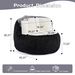 Oversized Bean Bag Chairs,Multicolor Fur Couch Filled With Shredded Sponge,Large Lounger Sofa For Living Room,No Assembly Required , Black+White+Grey_maomaolike.com