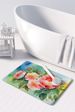 Georgia Cherokee Rose In Watercolor Memory Foam Kitchen Mat Machine Washable Anti-Fatigue Mat Cushion Comfort Bath Mat Or Kitchen Rug_maomaolike.com