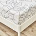 Leaf Line Pattern Three Piece Digital Printing Bed Sheet Bedding Set For Adults And Children_maomaolike.com