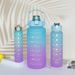 3Pcs Gradient Plastic Set Large Capacity Sports Water Bottle Outdoor Travel Gym Fitness Jugs Student Portable Cup WIth_maomaolike.com