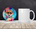 Hippie Animal Fox Large Sandstone Coasters Pack Of 4 Absorbent Round Coasters Decor Gifts For Men Or Women, 4 In, Multicolor_maomaolike.com