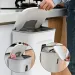7/9L Wall Mounted Household Galley Waste Hanging Bathroom Trash Can With Lid Food Garbage Bin Kitchen Accessories_maomaolike.com