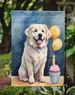 Great Pyrenees Happy Birthday Garden Flag Mailbox Flag Decorative Yard Flag Banner Outside Patio Artwork Yard Flower Beds, Garden Size, Multicolor_maomaolike.com