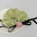 Women's Hair Accessories Head Flower High-end Hair Accessories Large Intestine Hair Ring Headdress Net Red Rose Hair Rope_maomaolike.com