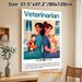 Veterinarian Themed Painting Poster, Warm Vivid Veterinarian With Cat & Dog Poster, Informative Decorative Piece Ideal For Veterinary Clinics, Pet_maomaolike.com