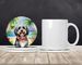 Tibetan Terrier Luau Large Sandstone Coasters Pack Of 4 Absorbent Round Coasters Decor Gifts For Men Or Women, 4 In, Multicolor_maomaolike.com