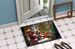Weimaraner And Santa Claus Doormat Front Door Mat Indoor Outdoor Rugs For Entryway, Non Slip Washable Low Pile, 24H X 36W_maomaolike.com