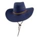 Unisex Western suede cowboy hat Ethnic style retro knight top hat jazz hat_maomaolike.com