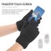 Men's double thick knit wool gloves Winter warm and fleece riding cold touch screen gloves_maomaolike.com