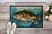 Smallmouth Bass Doormat Front Door Mat Indoor Outdoor Rugs For Entryway, Non Slip Washable Low Pile, 24H X 36W_maomaolike.com