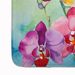 Orchids In Watercolor Memory Foam Kitchen Mat Machine Washable Anti-Fatigue Mat Cushion Comfort Bath Mat Or Kitchen Rug_maomaolike.com