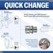 ESSENTIAL WASHER M22 To 3/8 Quick Connect | 5000 PSI Pressure Washer Quick Connect | M22 15mm Quick Connect_maomaolike.com