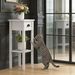 2-Tier Side Table With Drawer Shelf, End Table_maomaolike.com