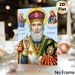 Saint Nicholas Themed Painting Poster, Traditional Vibrant Orthodox Icon Style Poster, Exquisite Detailed Religious Artwork Ideal For Home Prayer_maomaolike.com