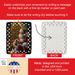 Cavalier Spaniel And Santa Claus Porcelain Ornament Christmas Tree Hanging Decorations For Home Christmas Holiday, Rectangle, Gift, Multicolor_maomaolike.com