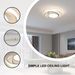 LED Lights 32W Stepless Dimming Wall Switch Modern Design Ceiling Lighting Fixtur, For Hallway Balcony Bedroom Corridor_maomaolike.com
