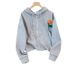 Women's Clothing Women Autumn and Winter Thin Hooded Cardigan Sports Two piece Suit Large Size Women's Suit_maomaolike.com