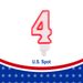 Number 4 Birthday Candle 3D Number Happy Birthday Cake Candles For Birthday Party Wedding Decoration Reunions Theme Party 7cm 24pcs_maomaolike.com
