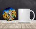 Great Dane In Sunflowers Large Sandstone Coasters Pack Of 4 Absorbent Round Coasters Decor Gifts For Men Or Women, 4 In, Multicolor_maomaolike.com