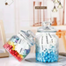 European Style Large Striped Sealed Jar Wishing Wish Lucky Glass Cylindrical Star Bottle For Boyfriend_maomaolike.com