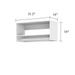 16"H Livelylodge Wooden Modular Closet Strorage :Closet Organizer Modern Open Wardrobe Closet System With Hanging Rod And Shelves For Bathroom White Finish For All Ages_maomaolike.com