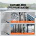 VEVOR Double Reflective Insulation Roll Foam Core Radiant Barrier 300 In X 48 In X 19/32 Inch_maomaolike.com