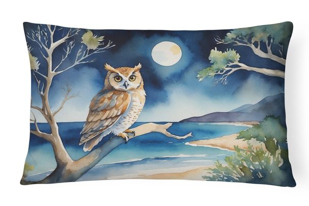 Birds, Birds, Birds Throw Pillow Throw Pillow For Indoor Couch Bed Outdoor Patio Washable, Owl 7532,12Hx16W_maomaolike.com