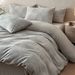 SetMicrofiber Duvet Cover Class A Maternal Infant Grade Simple Pure Cotton Linen Four-piece Set, Skin-friendly, Soft,_maomaolike.com
