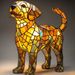 New Dog Series Resin Ornaments LED Night Light Art Animal Statue Creative Home Desktop Decoration_maomaolike.com