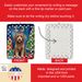 Labradoodle Christmas Reindeer Porcelain Ornament Christmas Tree Hanging Decorations For Home Christmas Holiday, Rectangle, Gift, Multicolor_maomaolike.com