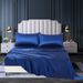 Cross-Border Bed Of Four Home Textile Top-sale European And American Solid Color Glossy Satin Flat Sheet Set Customization_maomaolike.com