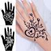 Cross-Border European And American Hollow Stickers Waterproof Indian Henna Stencil Hand-Painted DIY Colorful Hand Tattoo_maomaolike.com